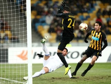 Αποκλεισμός της ΑΕΚ από το Europa League - Ισοπαλία 0-0 μέσα στο Κίεβο